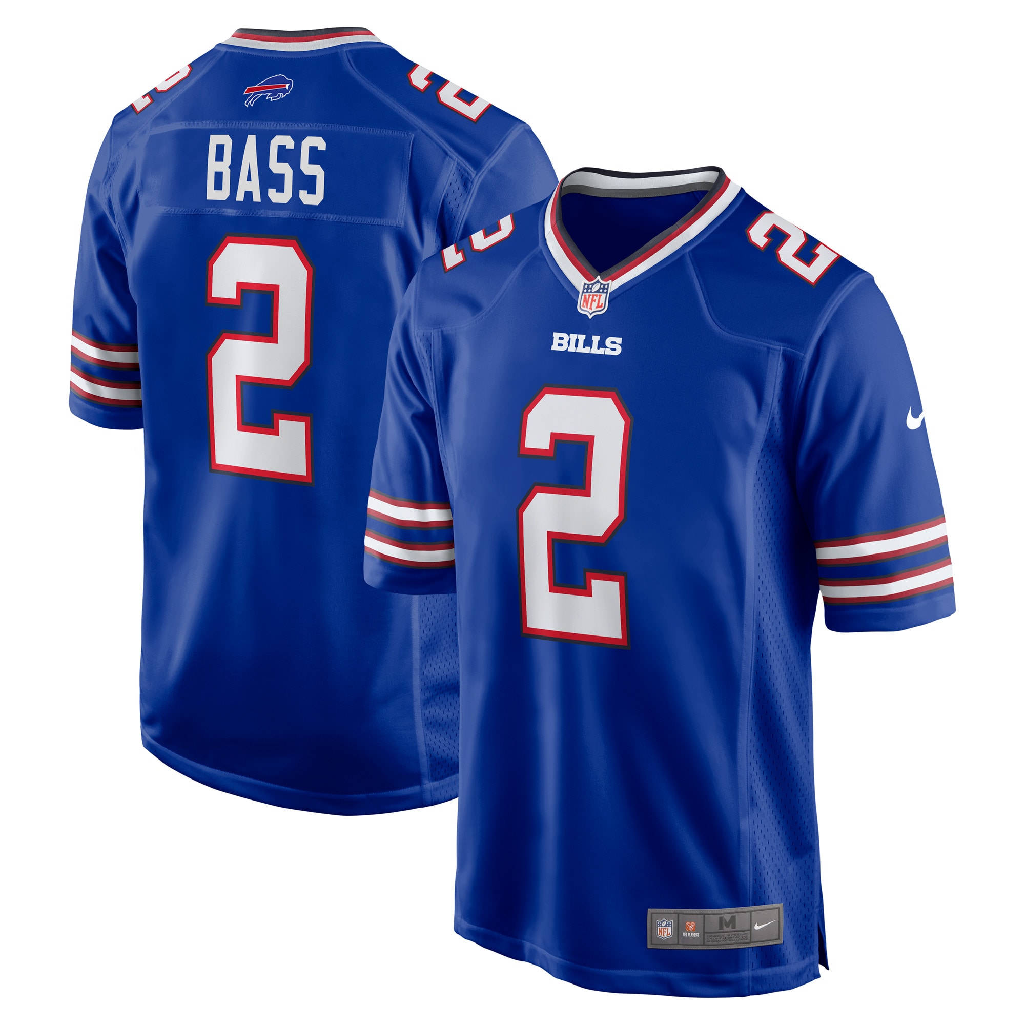 Tyler Bass Buffalo Bills Nike Game Player Jersey Royal