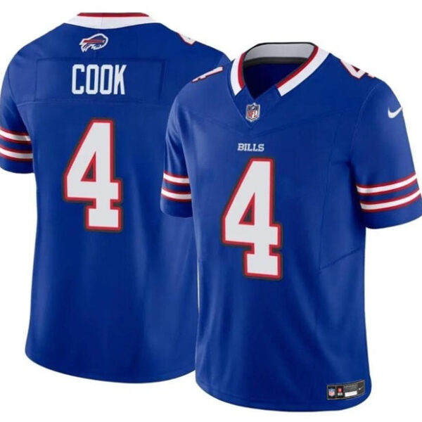Buffalo Bills #4 James Cook Blue 2023 FUSE Vapor Untouchable Limited Stitched Jersey