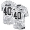 Buffalo Bills #40 Von Miller 2024 FUSE Arctic Camo Salute To Service Limited Football Stitched Jersey
