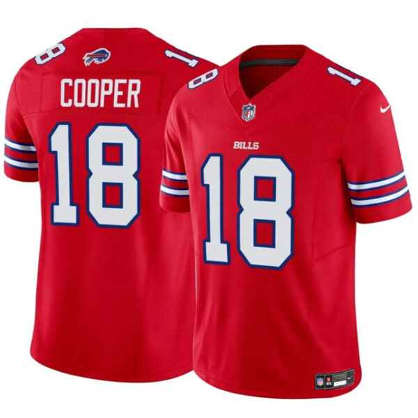 Buffalo Bills #18 Amari Cooper Red 2024 FUSE Vapor Untouchable Limited Stitched Football Jersey