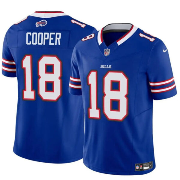Buffalo Bills #18 Amari Cooper Blue 2024 FUSE Vapor Untouchable Limited Stitched Football Jersey