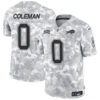 Buffalo Bills #0 Keon Coleman 2024 FUSE Arctic Camo Salute To Service Limited Football Stitched Jersey
