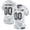 Women Buffalo Bills Active Player Custom 2024 FUSE Arctic Camo Salute To Service Limited Football Stitched Jersey