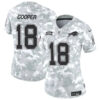 Women Buffalo Bills #18 Amari Cooper 2024 FUSE Arctic Camo Salute To Service Limited Football Stitched Jersey