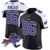 Men’s Bills New York Patch Vapor Limited Jersey – All Stitched – Black Alternate – Dalton Kincaid