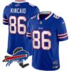 Men’s Bills New York Patch Vapor Limited Jersey – All Stitched – Royal – Dalton Kincaid