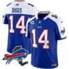 Men’s Bills New York Patch Vapor Limited Jersey – All Stitched – Royal Alternate – Stefon Diggs
