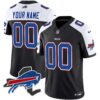 Bills New York Patch Vapor Limited Custom Jersey – All Stitched – Men – Black Alternate