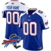 Bills New York Patch Vapor Limited Custom Jersey – All Stitched – Youth – Royal Alternate