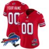 Bills New York Patch Vapor Limited Custom Jersey – All Stitched – Women – Red