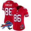 Women’s Bills New York Patch Vapor Limited Jersey – All Stitched – Red – Dalton Kincaid