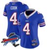 Women’s Bills New York Patch Vapor Limited Jersey – All Stitched – Royal – James Cook