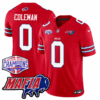 Buffalo Bills 24/25 Jersey – Bills Mafia + AFC East Championship Patch – COLEMAN – 0 – Red Jersey