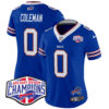 Women’s Bills 2024 AFC East Division Champions Vapor Limited Jersey – All Stitched – Royal – Keon Coleman Jersey