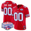 Bills 2024 AFC East Division Champions Vapor Limited Custom Jersey – All Stitched – Red Jersey