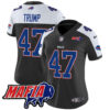 Women’s Buffalo Bills 2024 Bills Mafia Patch Vapor Limited Jersey – All Stitched – Black Alternate – Donald Trump Jersey