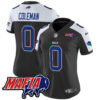 Women’s Buffalo Bills 2024 Bills Mafia Patch Vapor Limited Jersey – All Stitched – Black Alternate – Keon Coleman Jersey