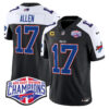Bills 2024 AFC East Division Champions Vapor Limited Jersey – All Stitched – Black Alternate – Josh Allen Jersey