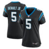 Carolina Panthers #5 Laviska Shenault Jr Team Game Jersey – Black