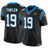 Carolina Panthers #19 Adam Thielen Black 2023 FUSE With John Madden Jersey