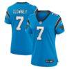Carolina Panthers #7 Jadeveon Clowney Alternate Game Jersey – Blue