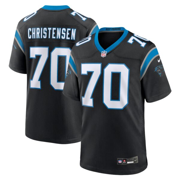 Brady Christensen Carolina Panthers Nike Team Game Jersey Black