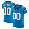 Carolina Panthers Nike Vapor FUSE Elite Custom Jersey Blue