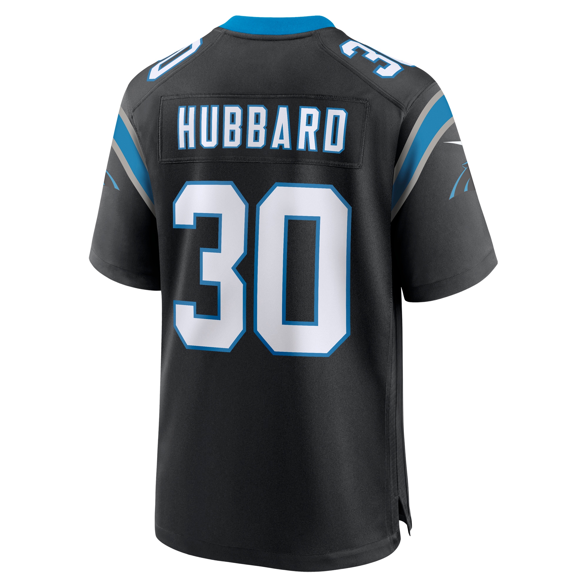 Chuba Hubbard Carolina Panthers Nike Team Game Jersey Black - Image 3