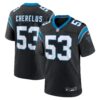 Claudin Cherelus Carolina Panthers Nike Team Game Jersey Black