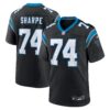 David Sharpe Carolina Panthers Nike Team Game Jersey Black