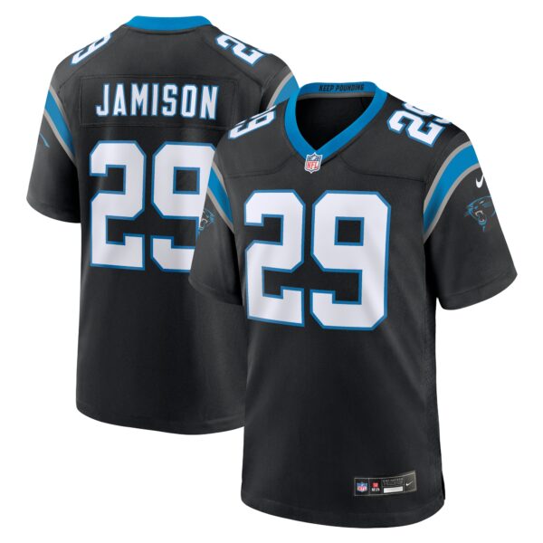 Dshawn Jamison Carolina Panthers Nike Team Game Jersey Black