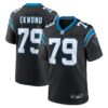 Ikem Ekwonu Carolina Panthers Nike Game Jersey Black