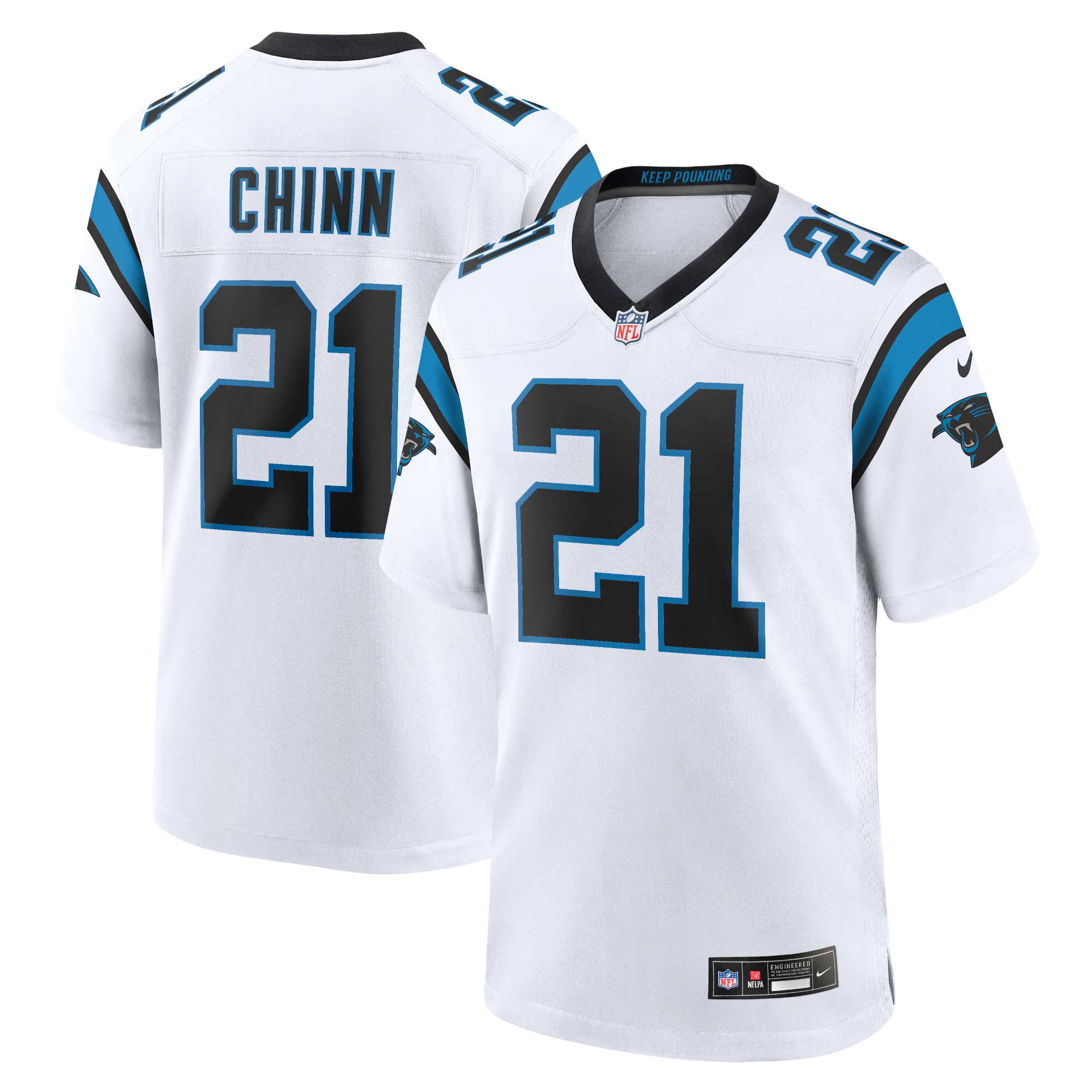Jeremy Chinn Carolina Panthers Nike Game Jersey White