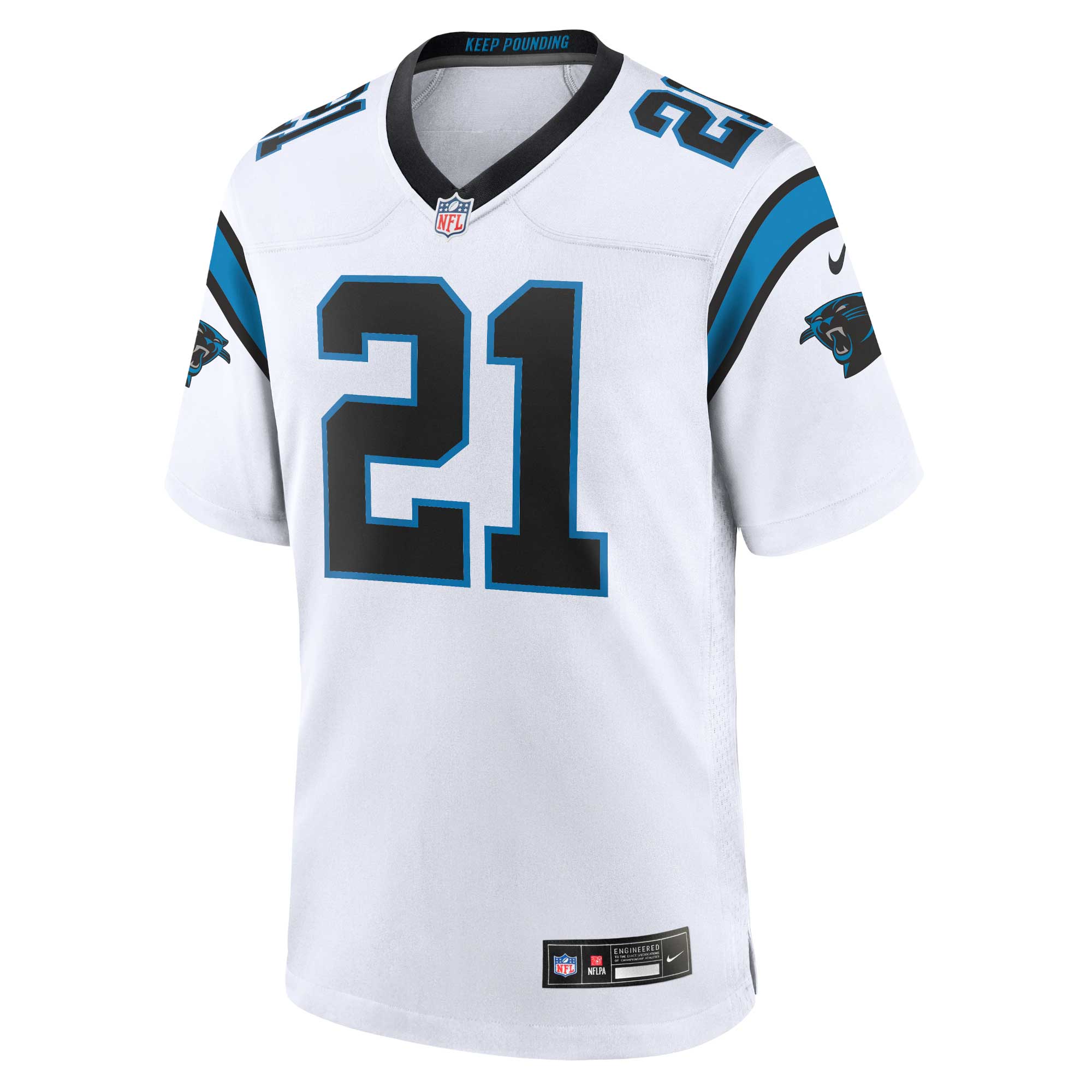 Jeremy Chinn Carolina Panthers Nike Game Jersey White - Image 2
