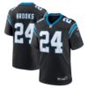Jonathon Brooks Carolina Panthers Nike Game Jersey Black