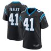 Matthias Farley Carolina Panthers Nike Game Jersey Black