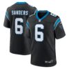 Miles Sanders Carolina Panthers Nike Game Player Jersey Black