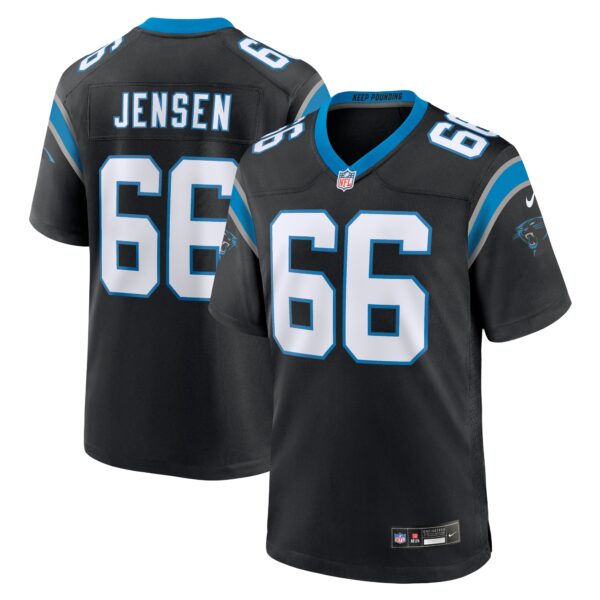 Nash Jensen Carolina Panthers Nike Team Game Jersey Black
