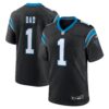 Number 1 Dad Carolina Panthers Nike Game Jersey Black