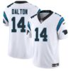 Carolina Panthers #14 Andy Dalton White 2024 FUSE Vapor Limited Football Stitched Jersey