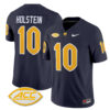 Men’s Pittsburgh Panthers 2024 Vapor Limited Jersey – All Stitched – Navy – Eli Holstein