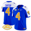 Men’s Pittsburgh Panthers 2024 Vapor Limited Jersey – All Stitched – Royal Alternate – Daniel Carter