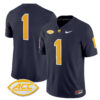 Men’s Pittsburgh Panthers 2024 Vapor Limited Jersey – All Stitched – Navy – #1 Team