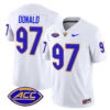 Men’s Pittsburgh Panthers 2024 Vapor Limited Jersey – All Stitched – White – Aaron Donald