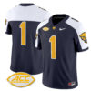 Men’s Pittsburgh Panthers 2024 Vapor Limited Jersey – All Stitched – Navy Alternate – #1 Team