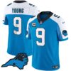 Men’s Panthers Vapor Limited Jersey – Carolina Patch – All Stitched – Blue Alternate – Bryce Young
