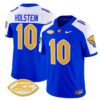 Men’s Pittsburgh Panthers 2024 Vapor Limited Jersey – All Stitched – Royal Alternate – Eli Holstein