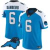 Men’s Panthers Vapor Limited Jersey – Carolina Patch – All Stitched – Blue Alternate – Miles Sanders