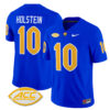 Men’s Pittsburgh Panthers 2024 Vapor Limited Jersey – All Stitched – Royal – Eli Holstein
