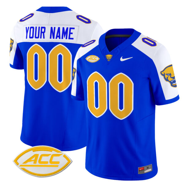 Pittsburgh Panthers 2024 Vapor Limited Custom Jersey – All Stitched – Men – Royal Alternate